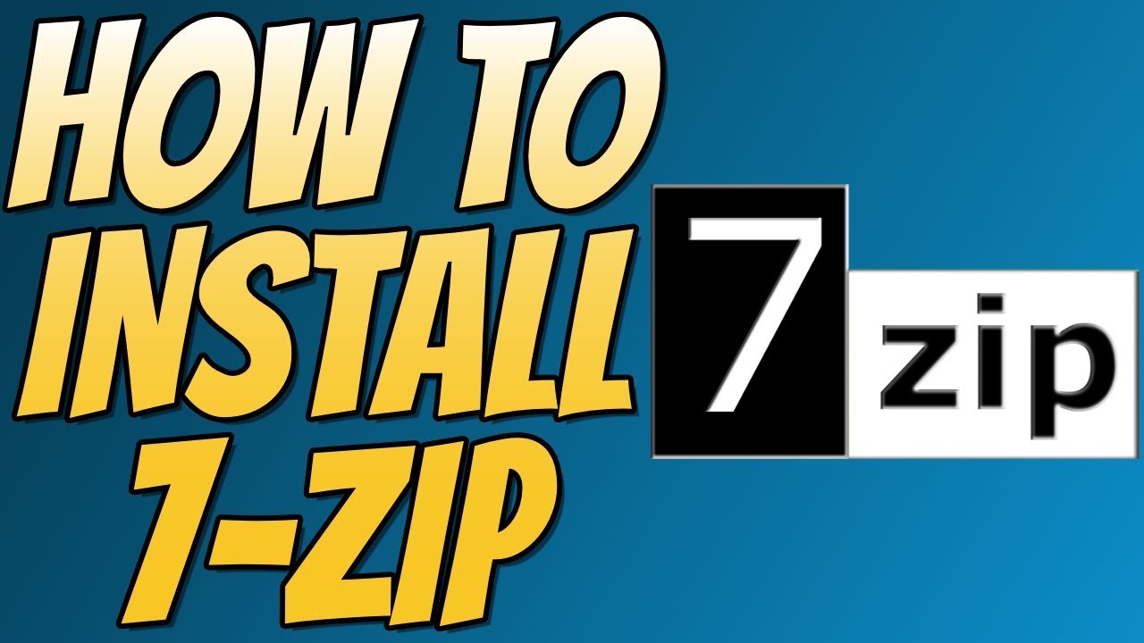 unzip 7z files windows 10
